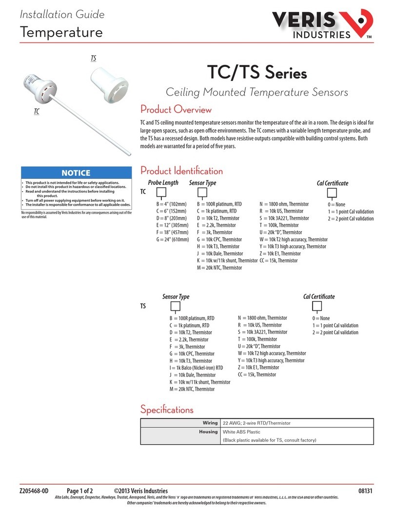 Veris TC Series installation guide