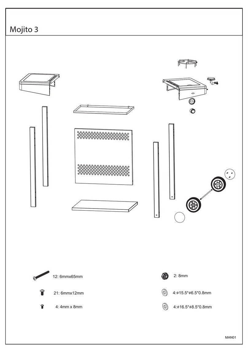 Intratuin Mojito 3 Assembly manual Intratuin Mojito 3 Assembly manual