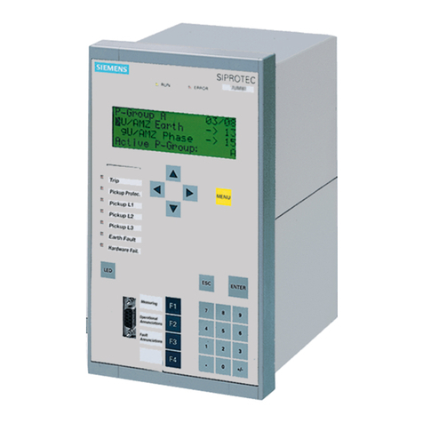 Siemens siprotec 7SA522 User manual