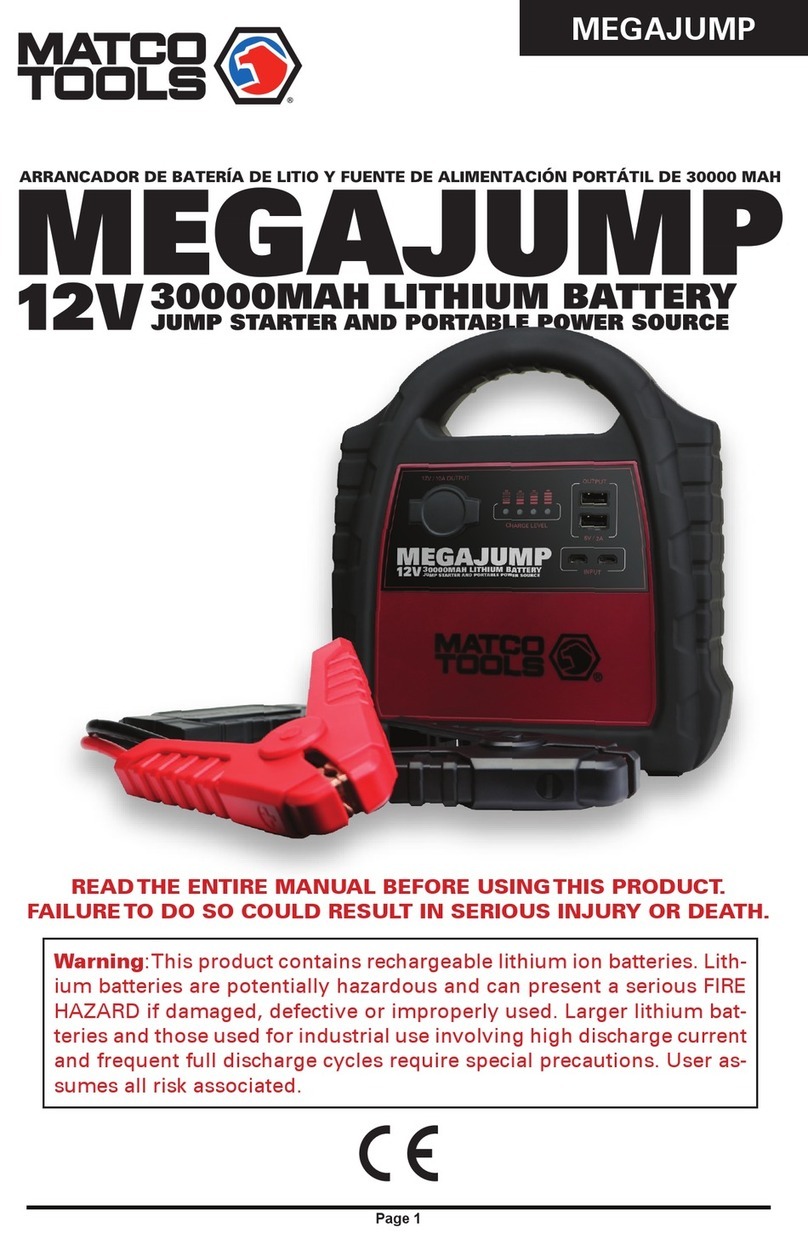 Matco Tools Megajump User manual