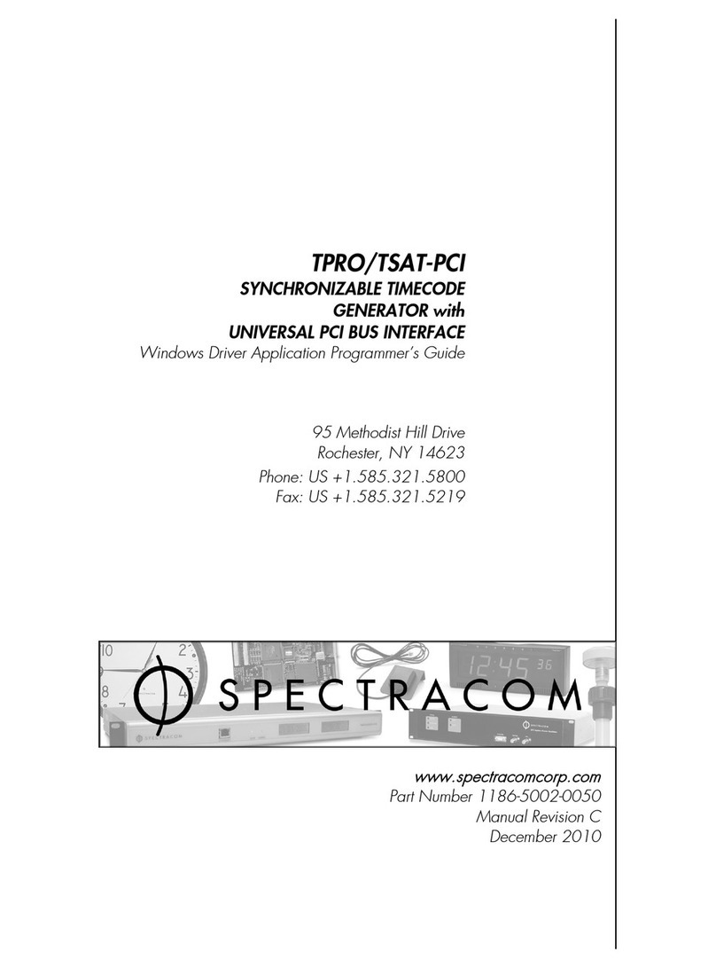 Spectracom TSAT-PCI Programmer's guide