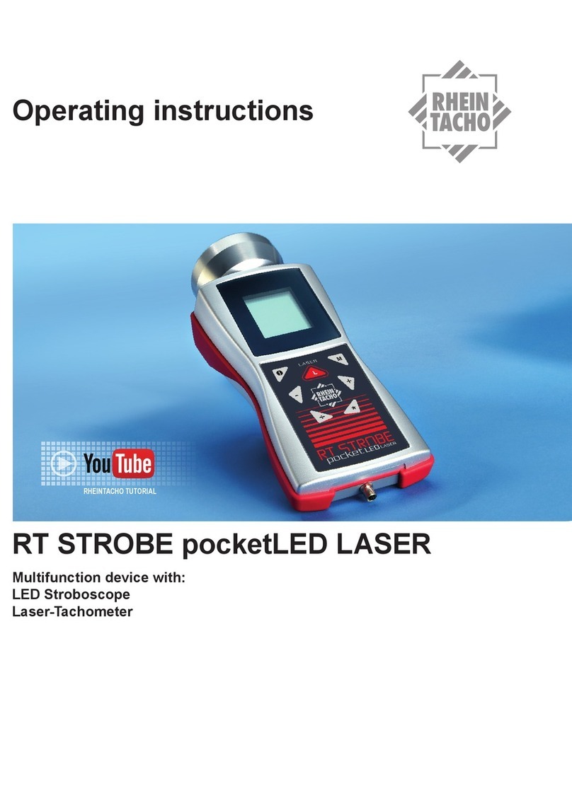 RHEINTACHO RT STROBE pocketLED  LASER operating instructions