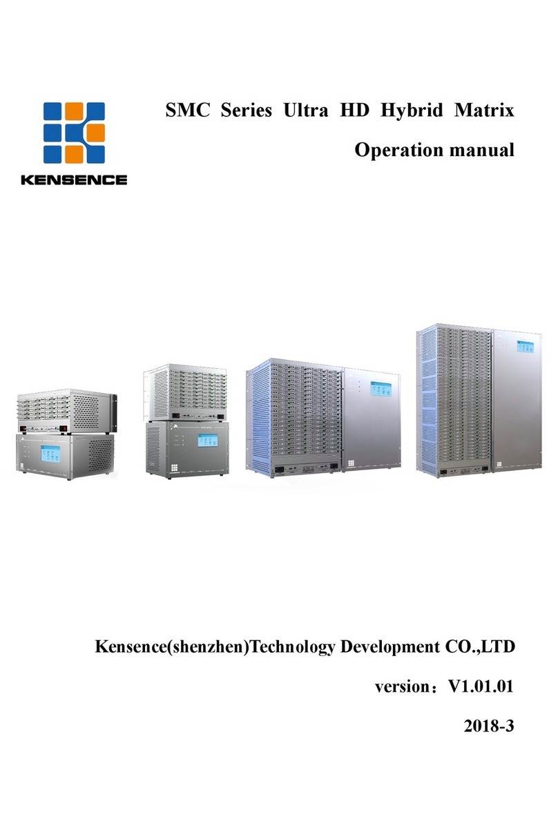 Kensence SMC100 Operation manual