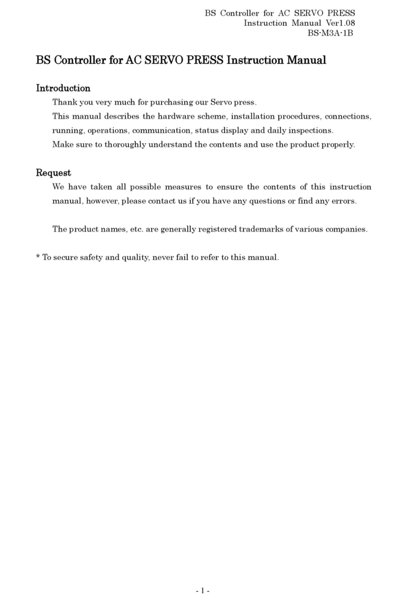Coretec BS Series instruction manual