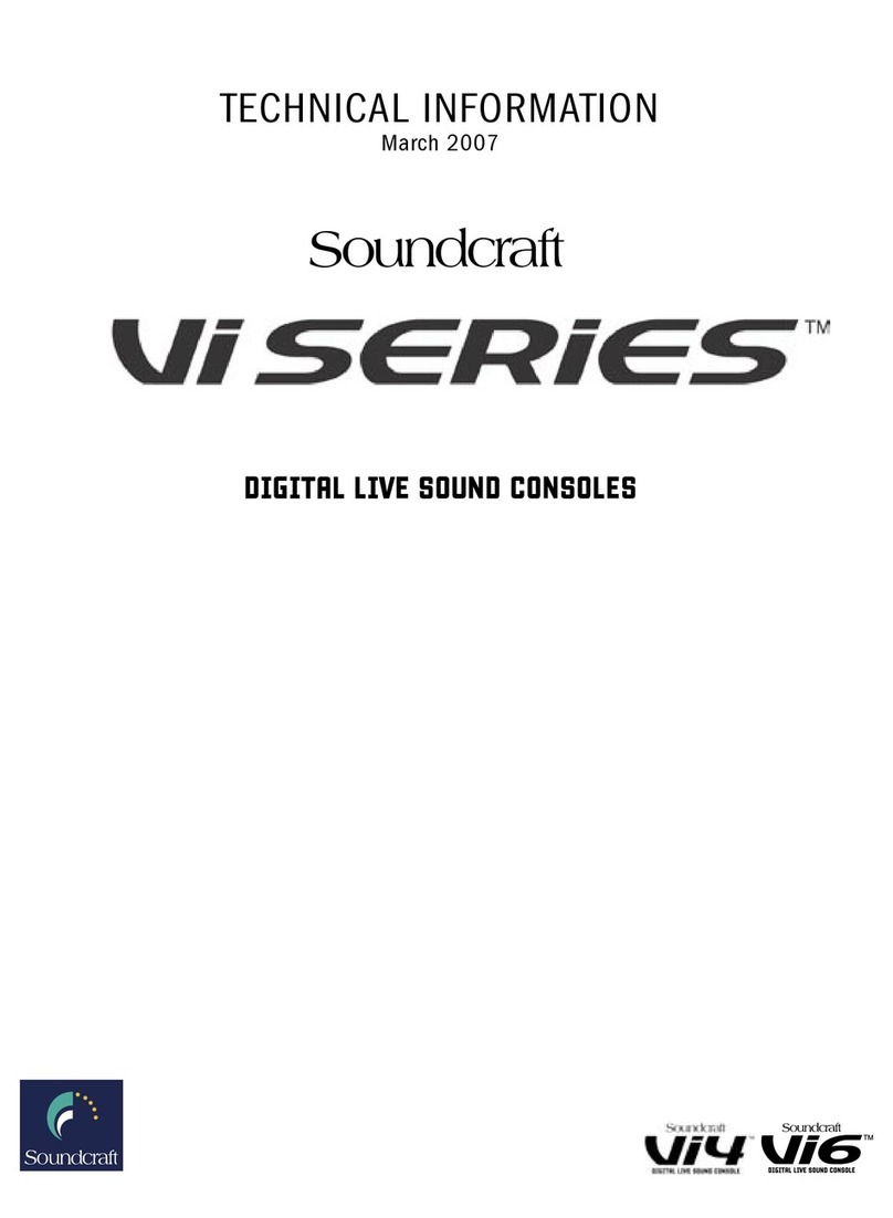 SoundCraft Vi Series technical information
