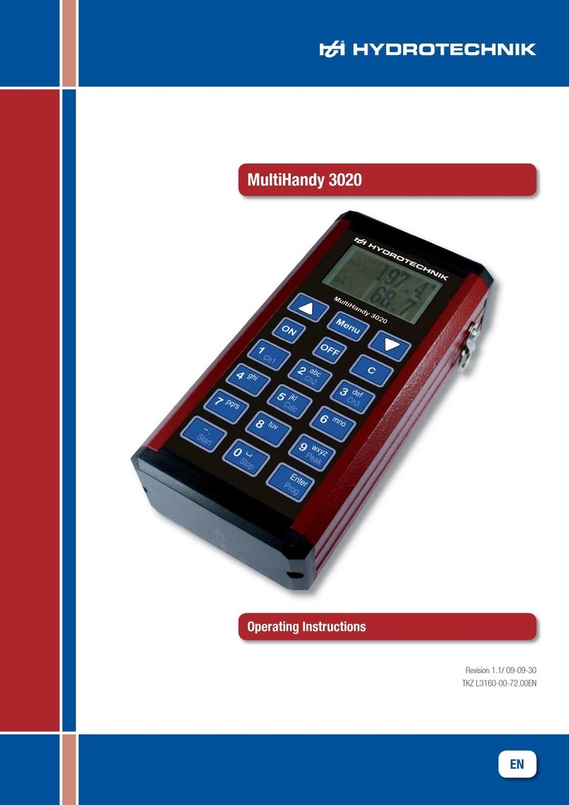 Hydrotechnik MultiHandy 3020 operating instructions