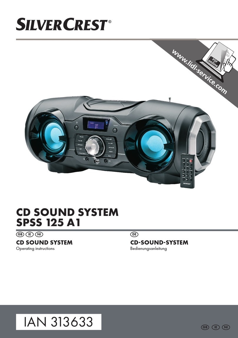 Silvercrest SPSS 125 A1 User manual