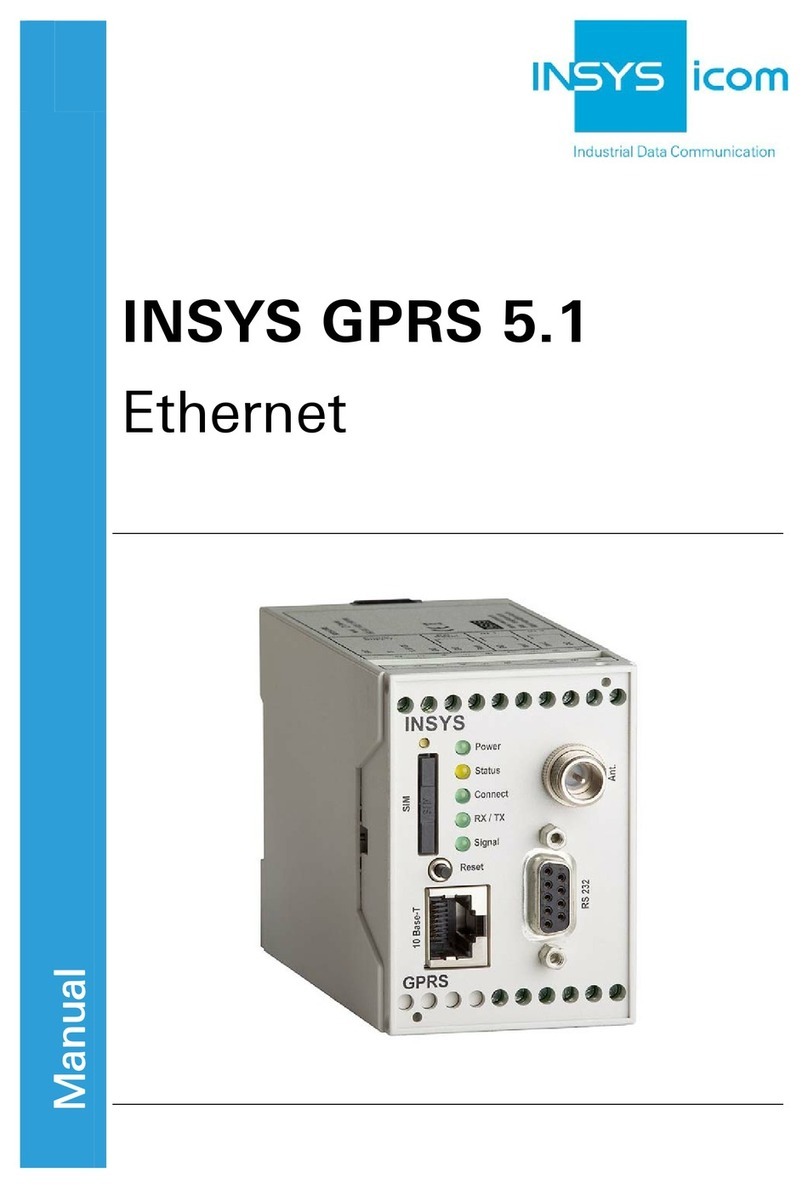 insys icom GPRS 5.1 User manual