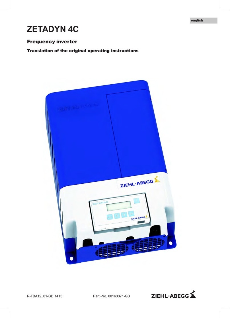 ZIEHL-ABEGG ZETADYN 4C Translation of the original operating instructions ZIEHL-ABEGG ZETADYN 4C Translation of the original operating instructions