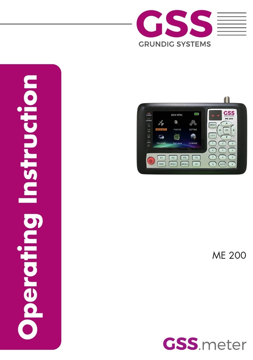 GSS ME 200 User manual