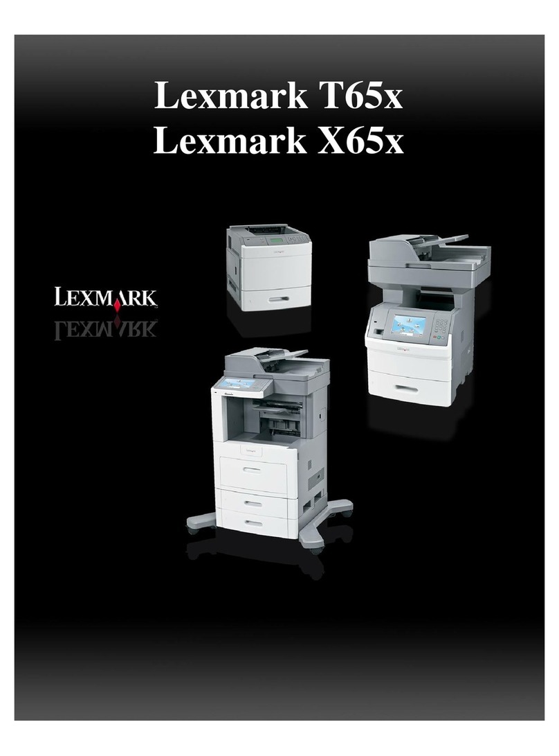 Lexmark T65 Series User manual