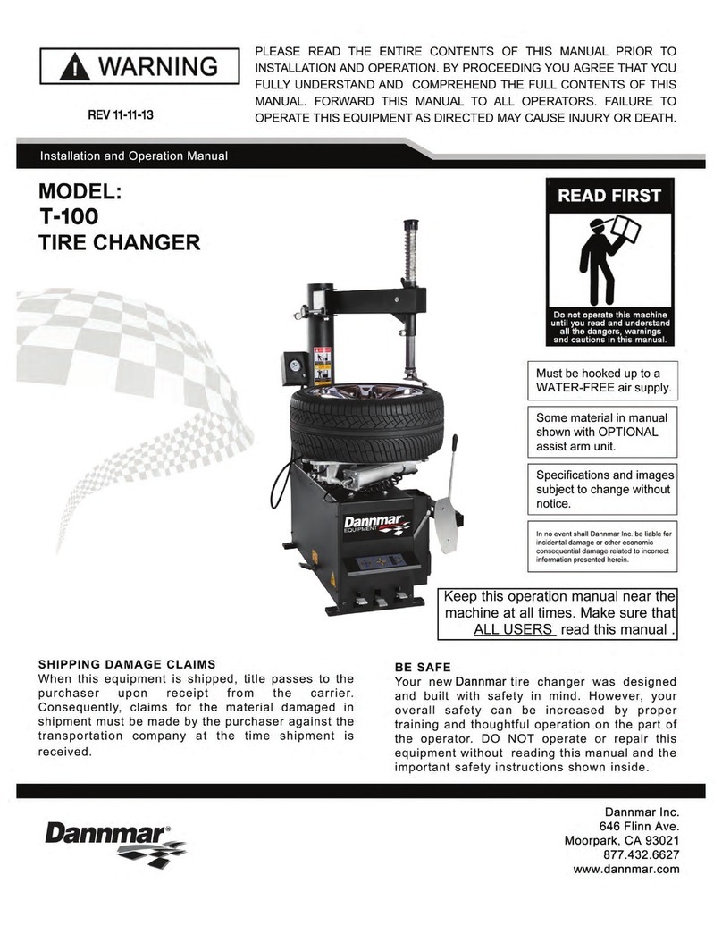 Dannmar T-100 User manual