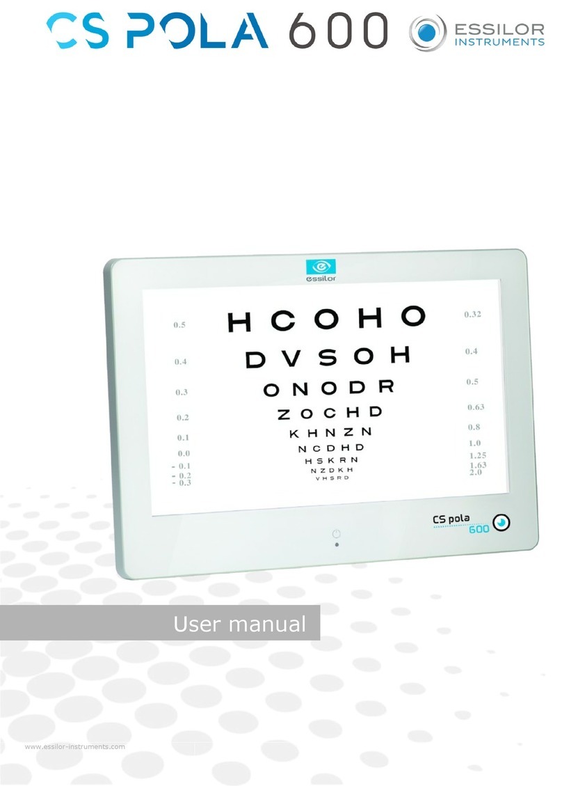Essilor Instruments CS POLA 600 user manual