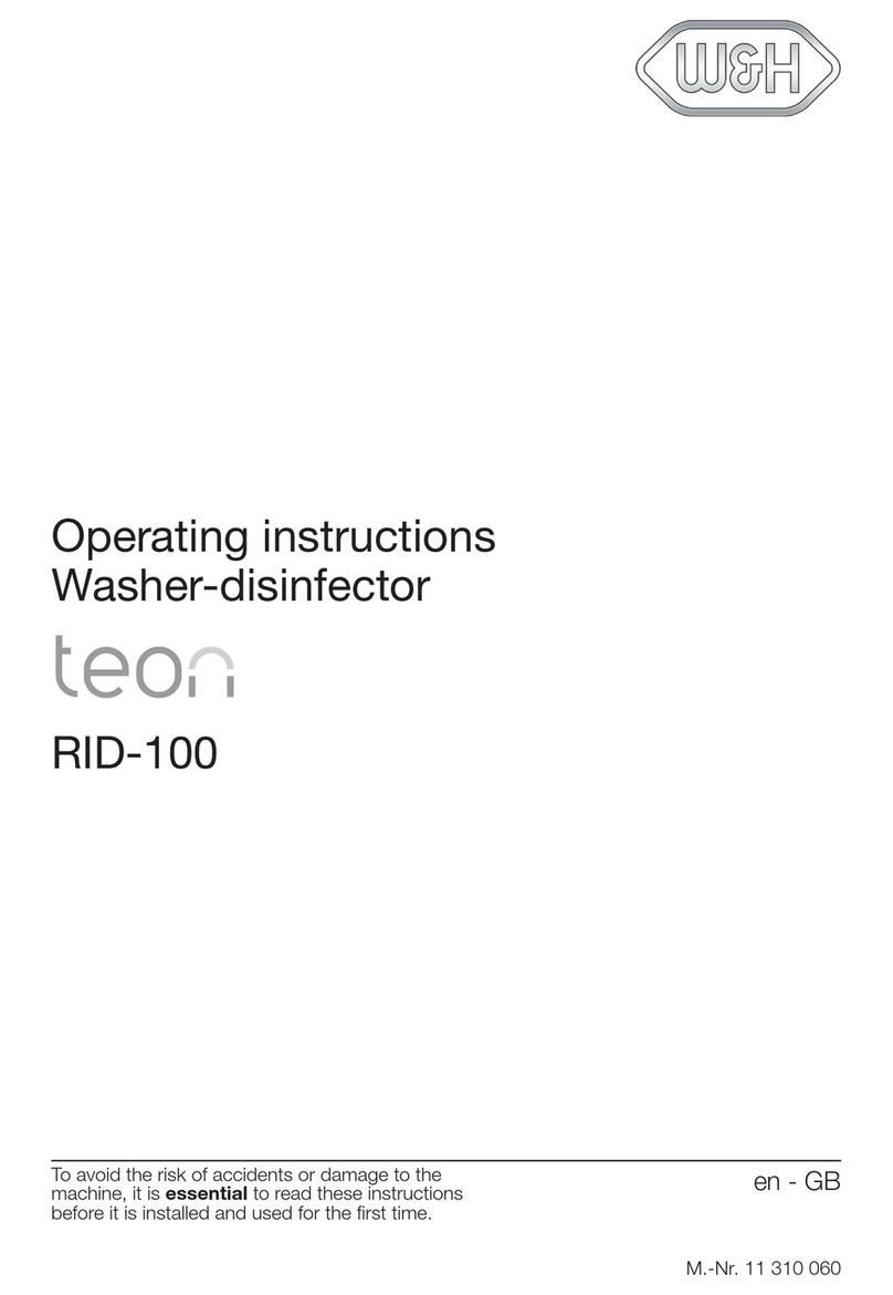 W&H teon RID-100 operating instructions