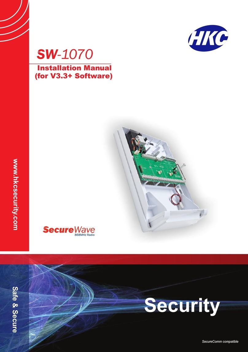 HKC SW-1070 installation manual
