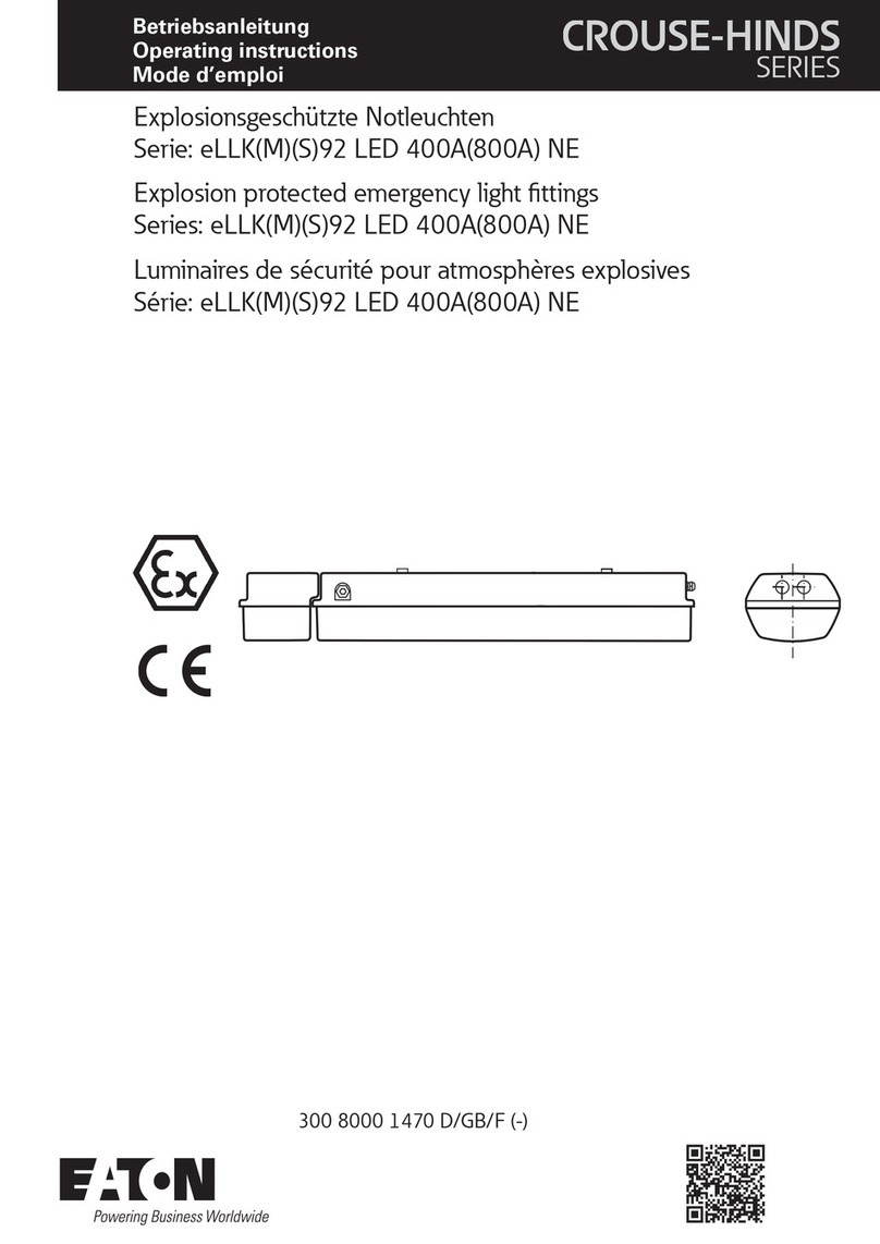 Eaton Crouse-hinds series User manual Eaton Crouse-hinds series User manual