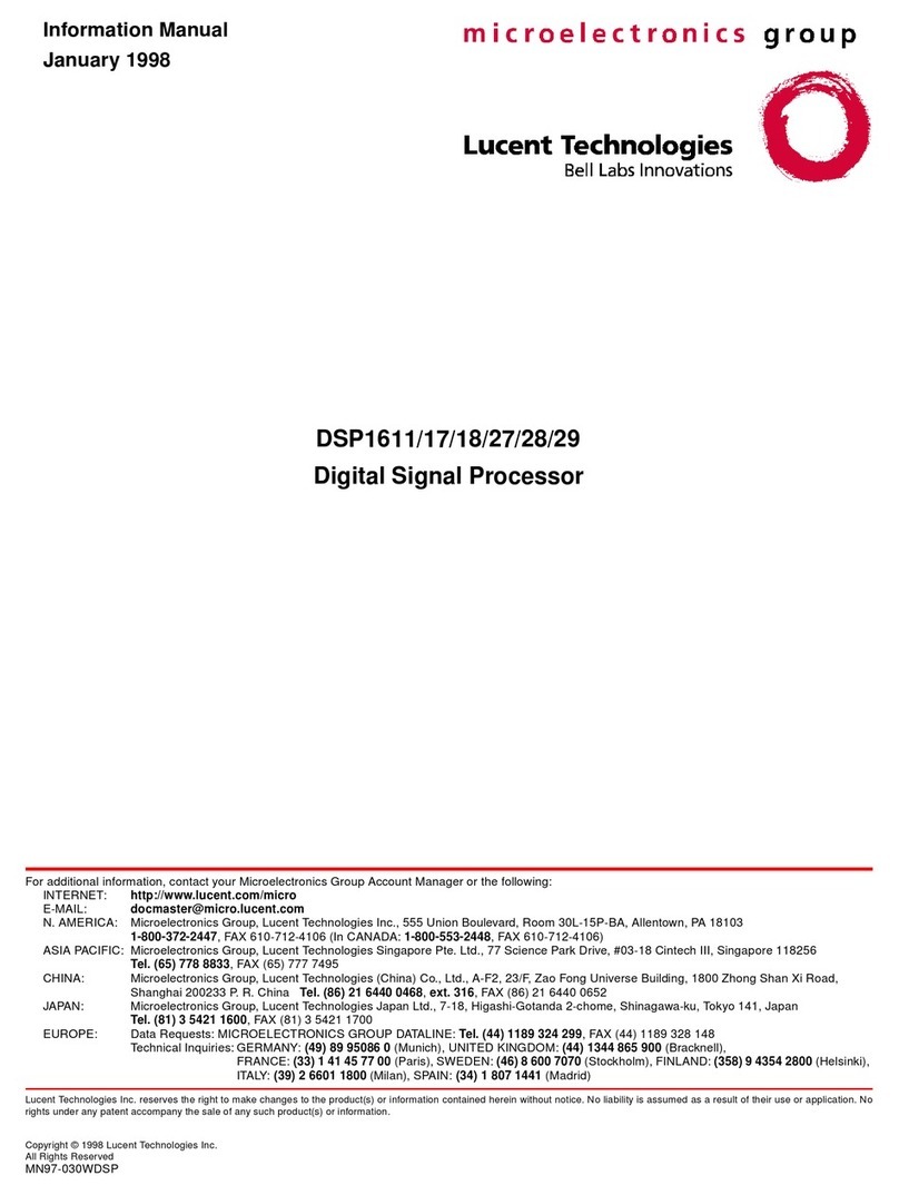 Lucent Technologies DSP1617 Information manual Lucent Technologies DSP1617 Information manual