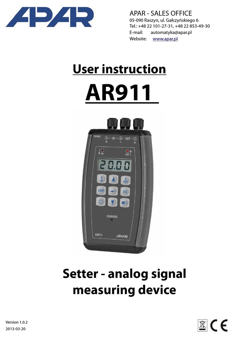APAR AR911 User instruction