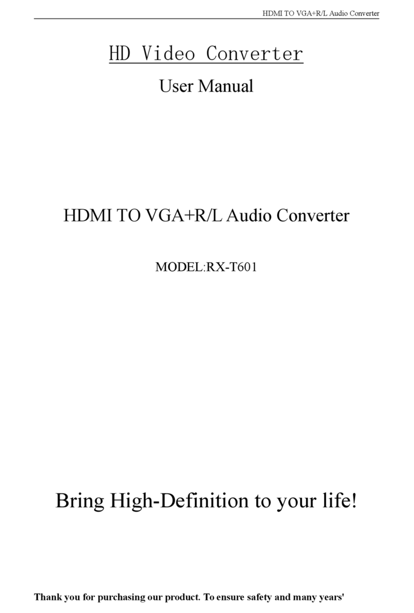 RXTEC RX-T601 user manual