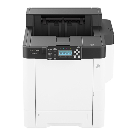 Ricoh P C600 User manual
