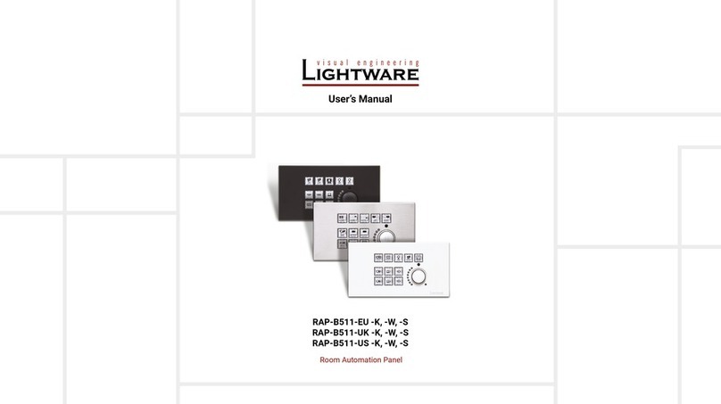 Lightware RAP-B511-EU-K user manual