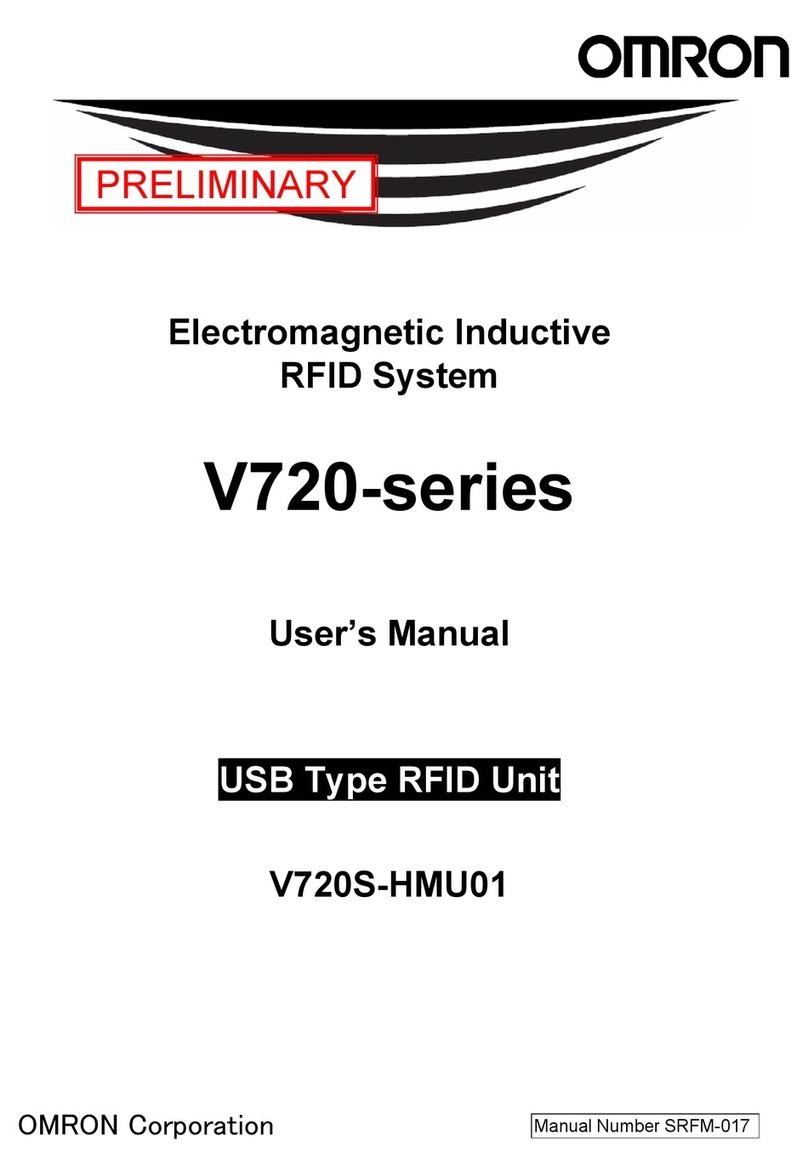 Omron V720 Series user manual