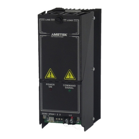 Ametek SCPF1 SSR Series Instruction, Operation and Maintenance Manual
