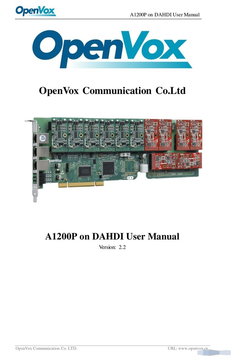 OpenVox A1200P user manual