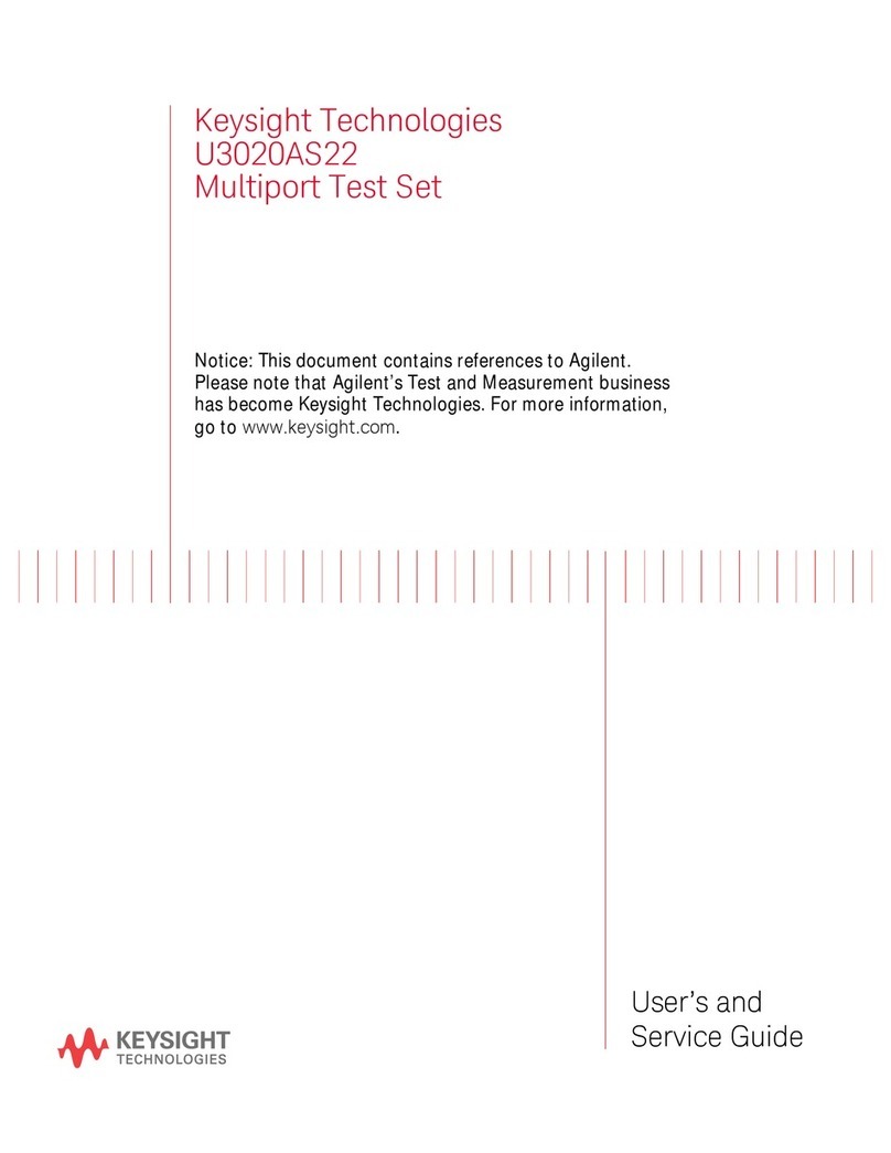 Keysight Technologies U3020AS22 User's and service guide