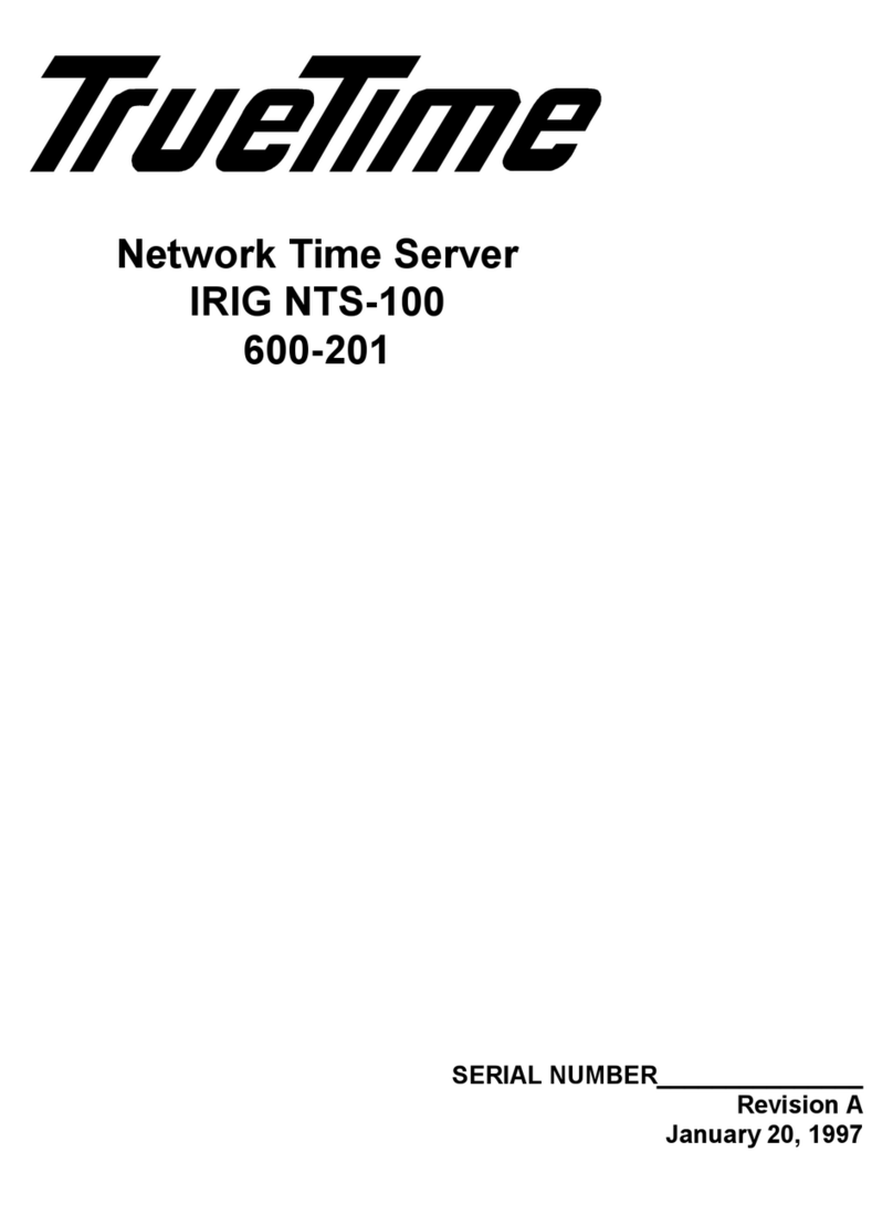 TrueTime IRIG NTS-100 manual