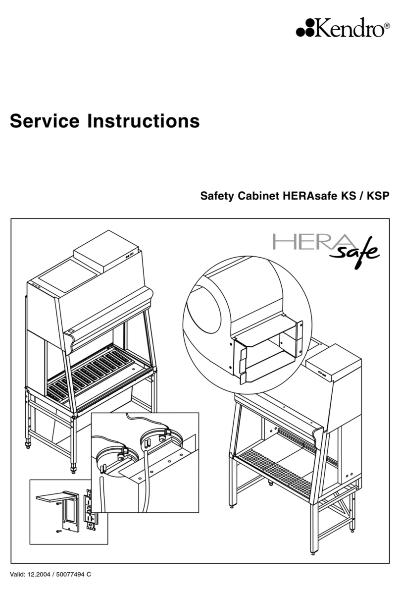 Kendro HERAsafe KS Series Operating instructions