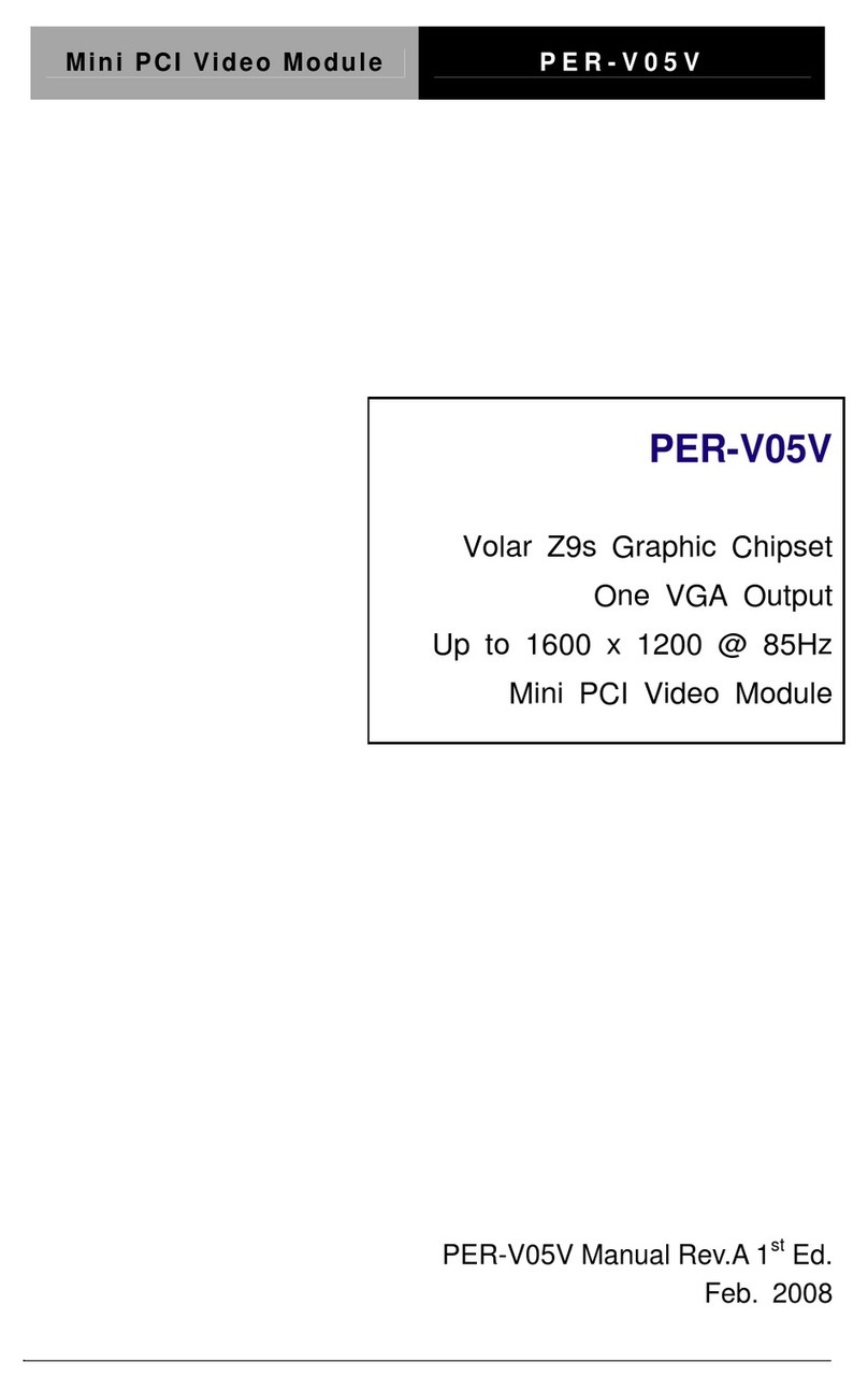 Aaeon PER-V05V User manual
