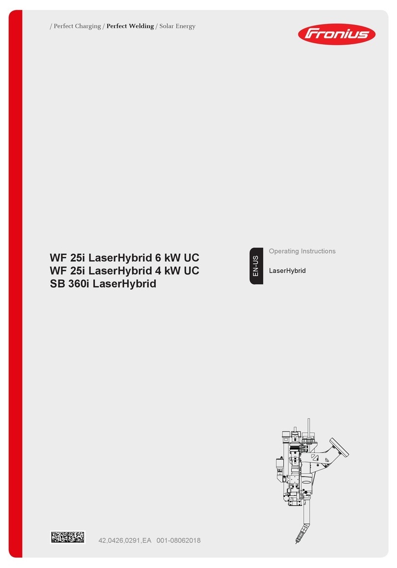 FRO­NIUS LaserHybrid Series User manual