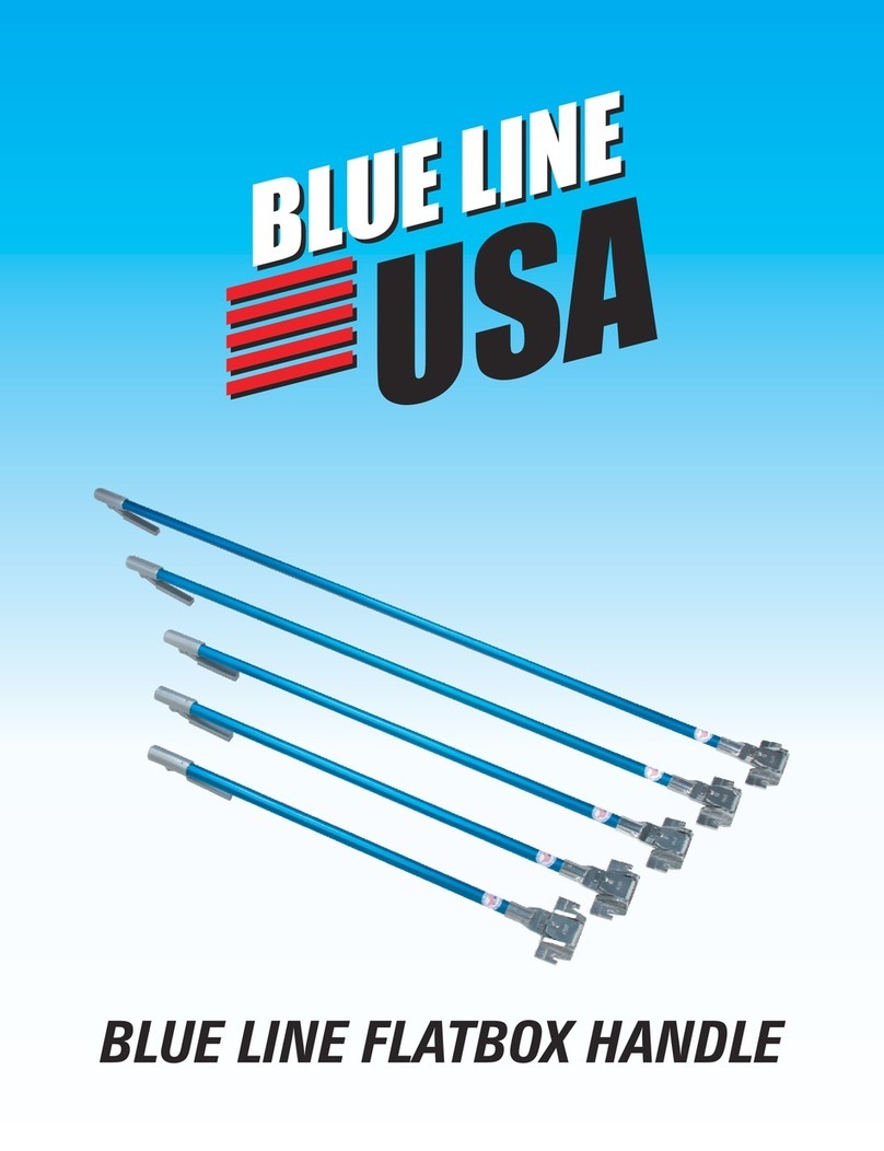 Blue Line FLATBOX HANDLE Series User manual