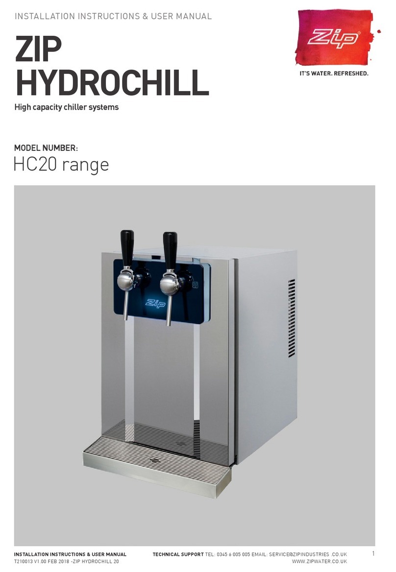 Zip HYDROCHILL HC20 Series Manual
