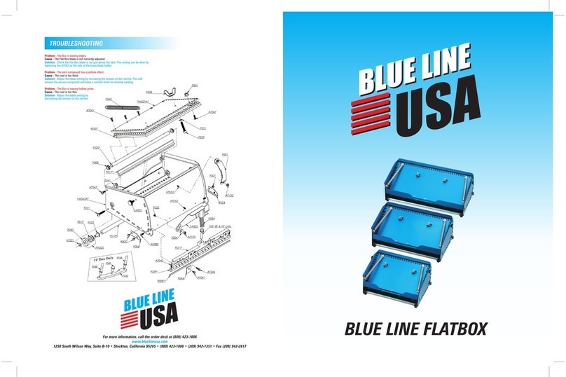 Blue Line FLATBOX User manual