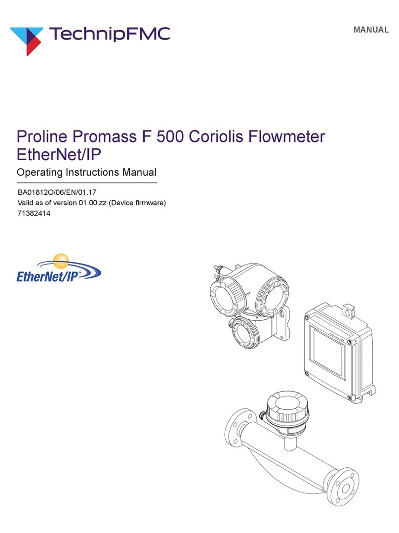 TechnipFMC Proline Promass F 500 Operating instructions manual