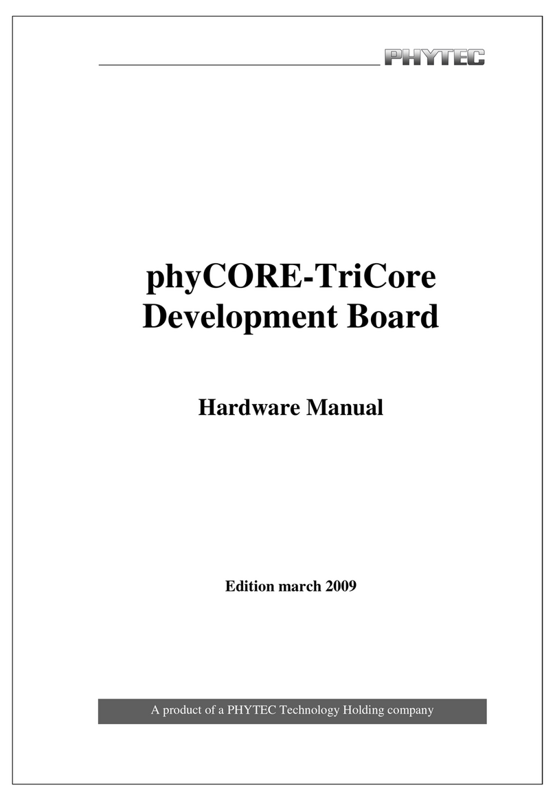 Phytec phyCORE-TriCore User manual