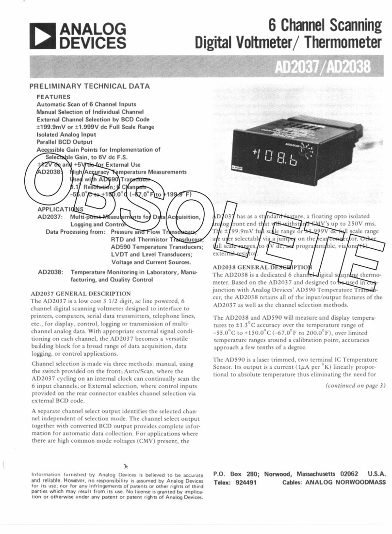 Analog Devices AD2038 datasheet Analog Devices AD2038 datasheet