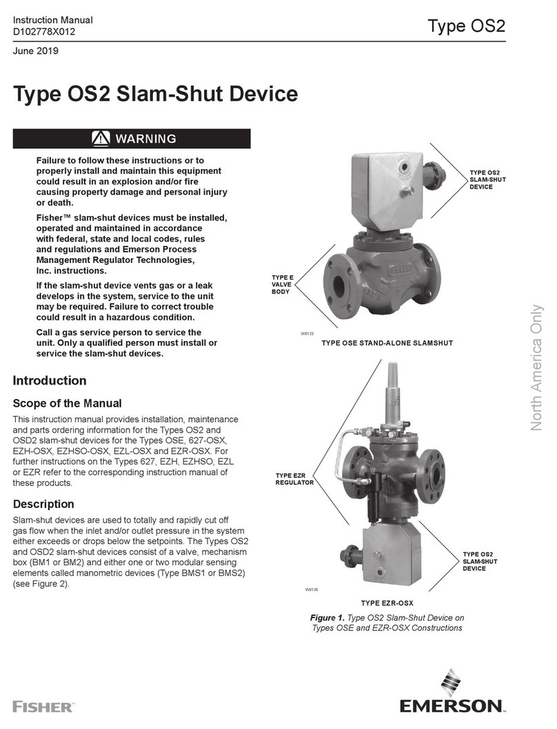 Emerson Fisher OS2 User manual