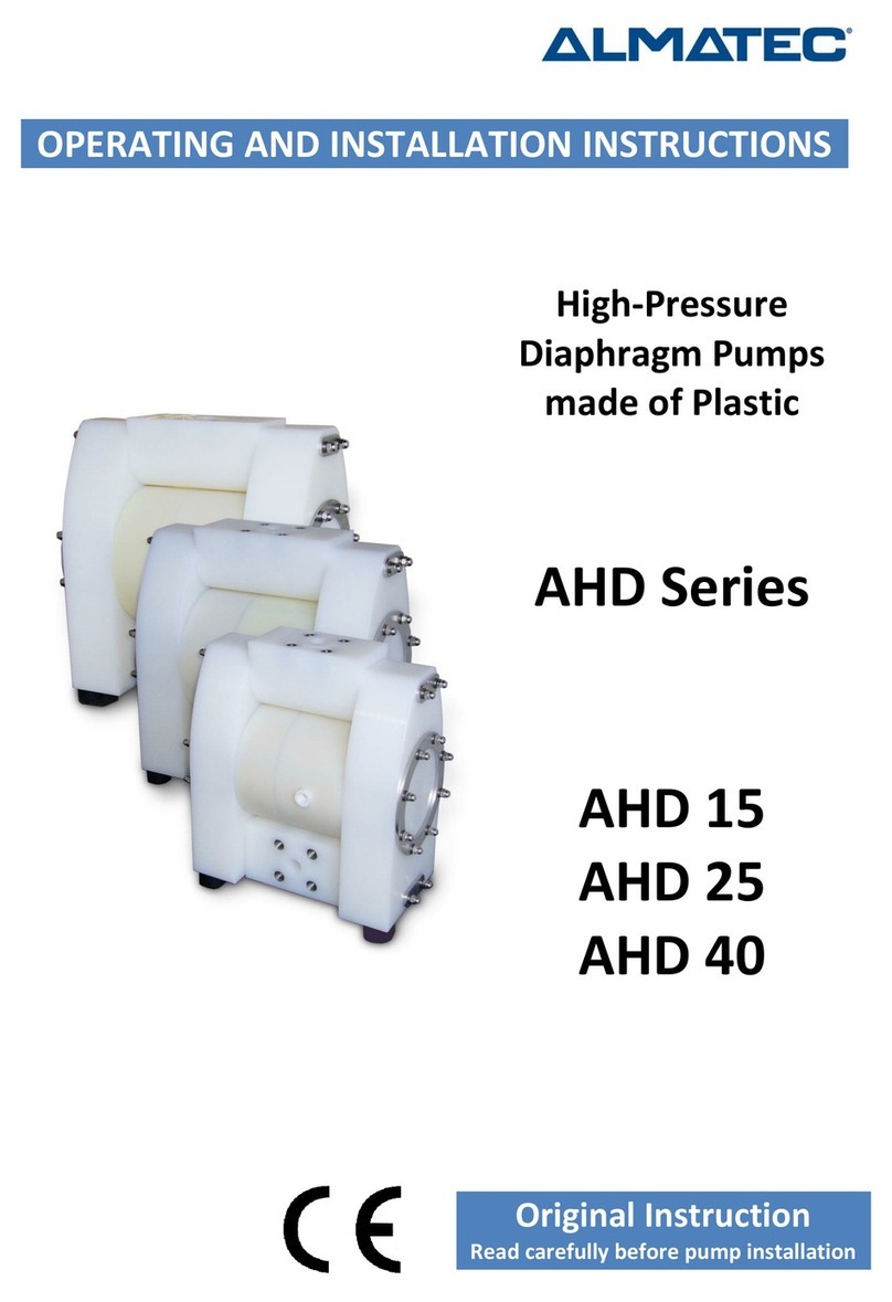 Almatec AHD Series Operation instructions