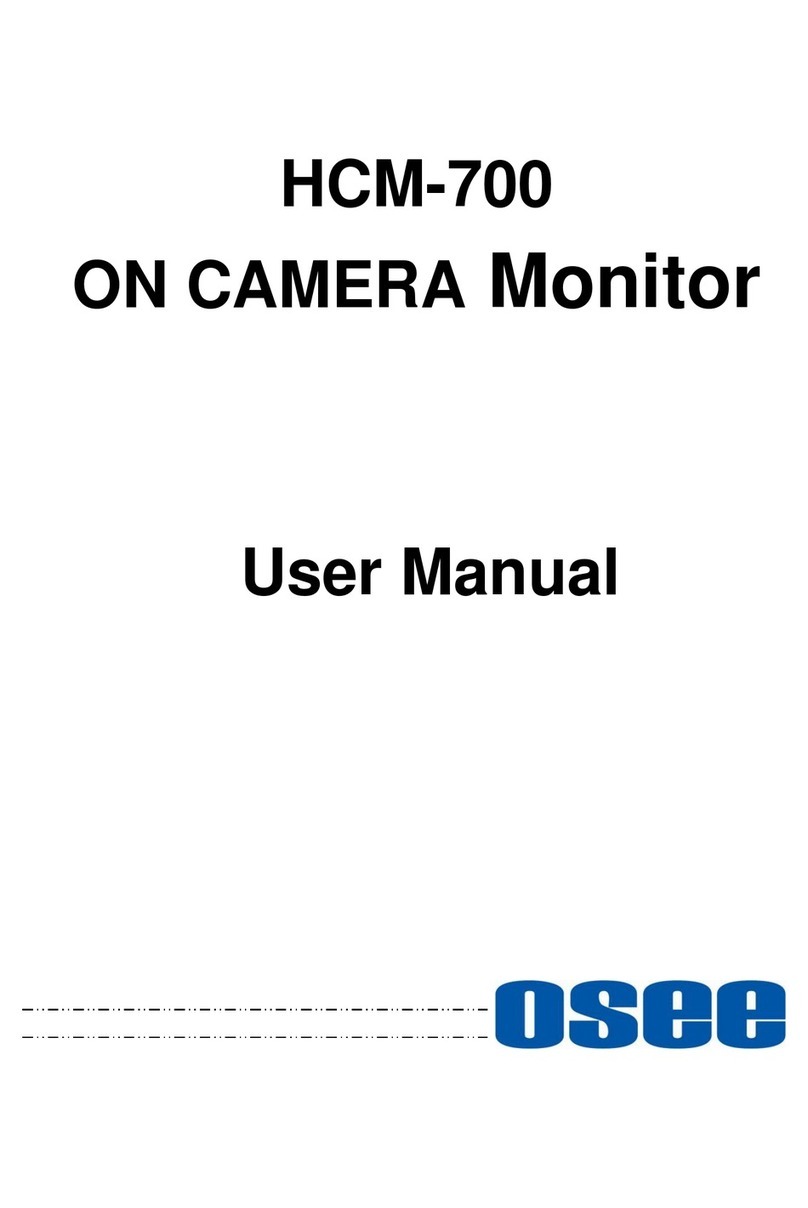 OSEE HCM-700 user manual OSEE HCM-700 user manual