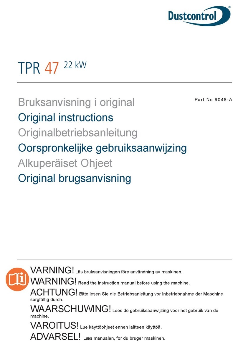 Dustcontrol TPR 40 Original instructions