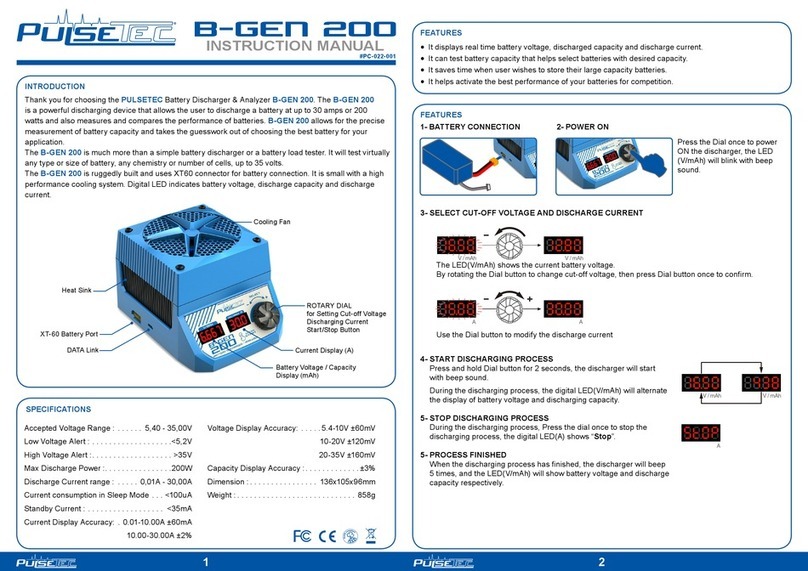 PulseTec B-GEN 200 instruction manual