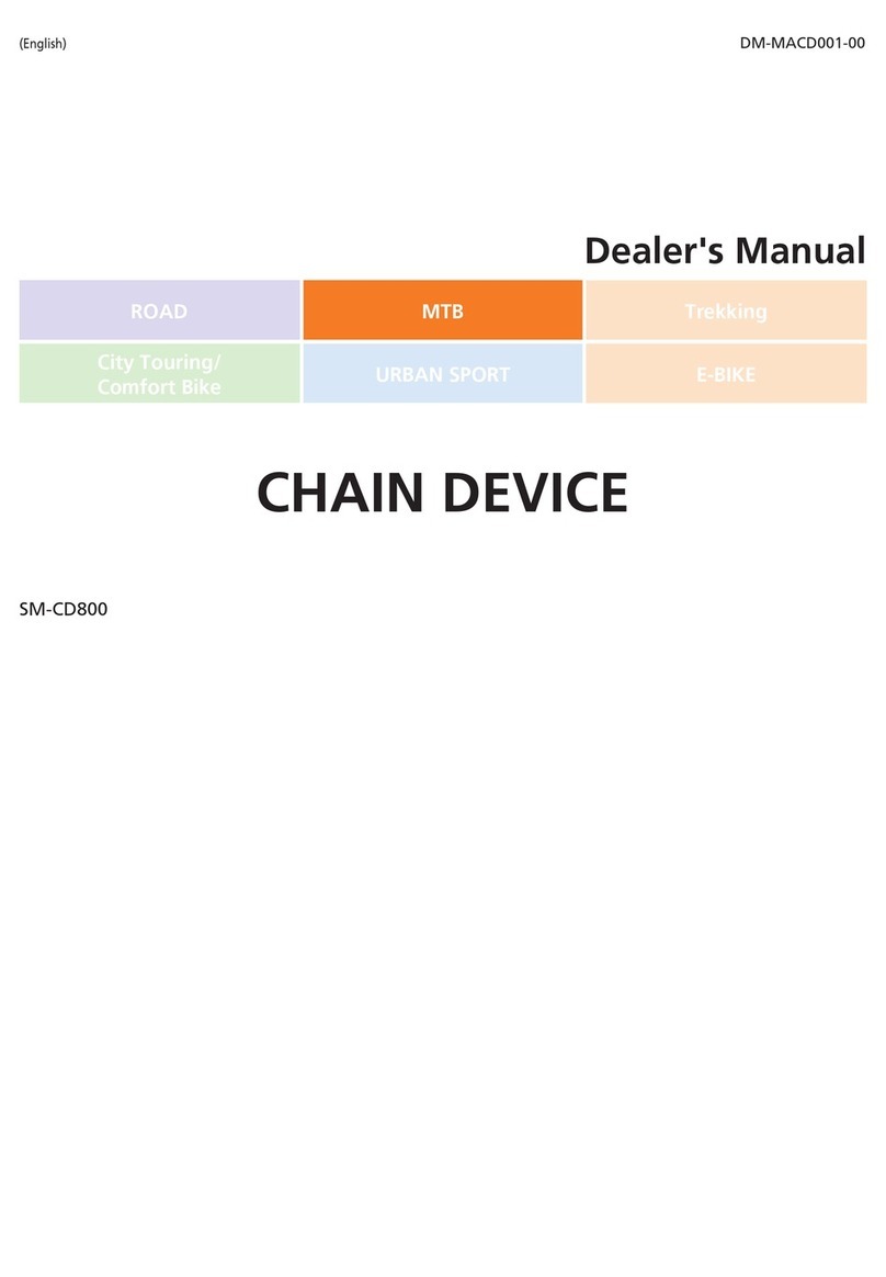Shimano SM-CD800 User manual