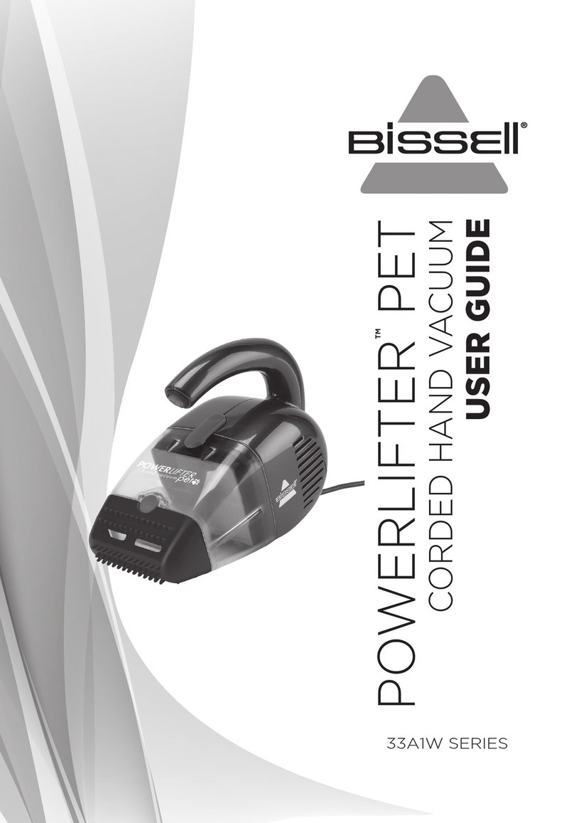Bissell POWERLIFTER PET 33A1W Series user guide
