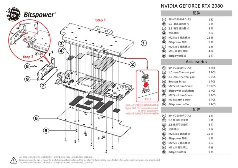 Bitspower BP-VG2080RD-A2 User manual