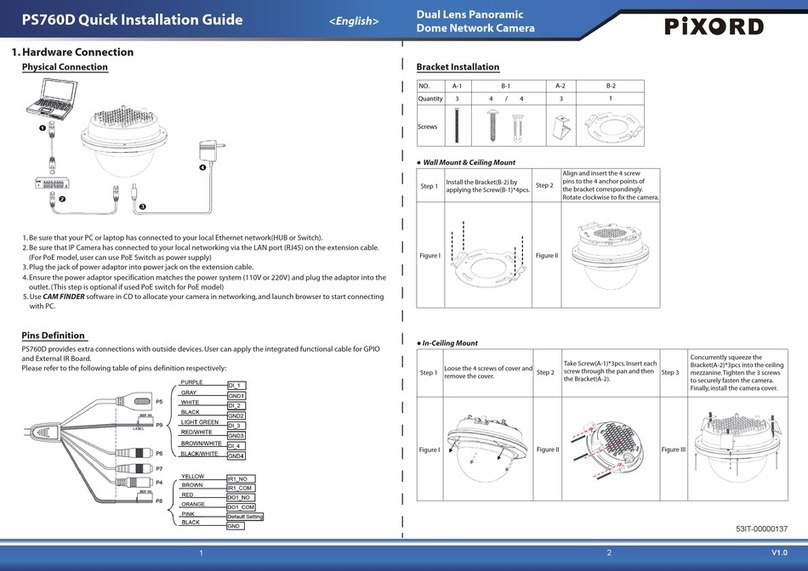 PiXORD PS760D User manual