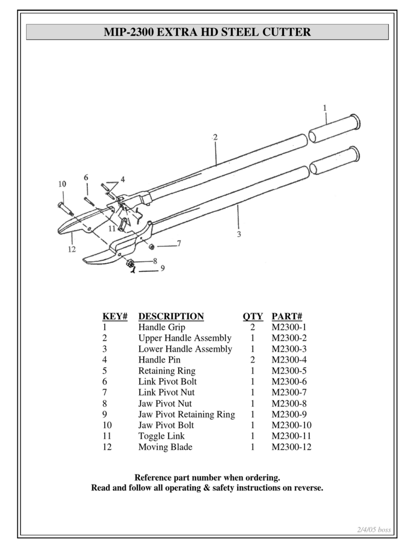 MIP MIP-2300 operating instructions