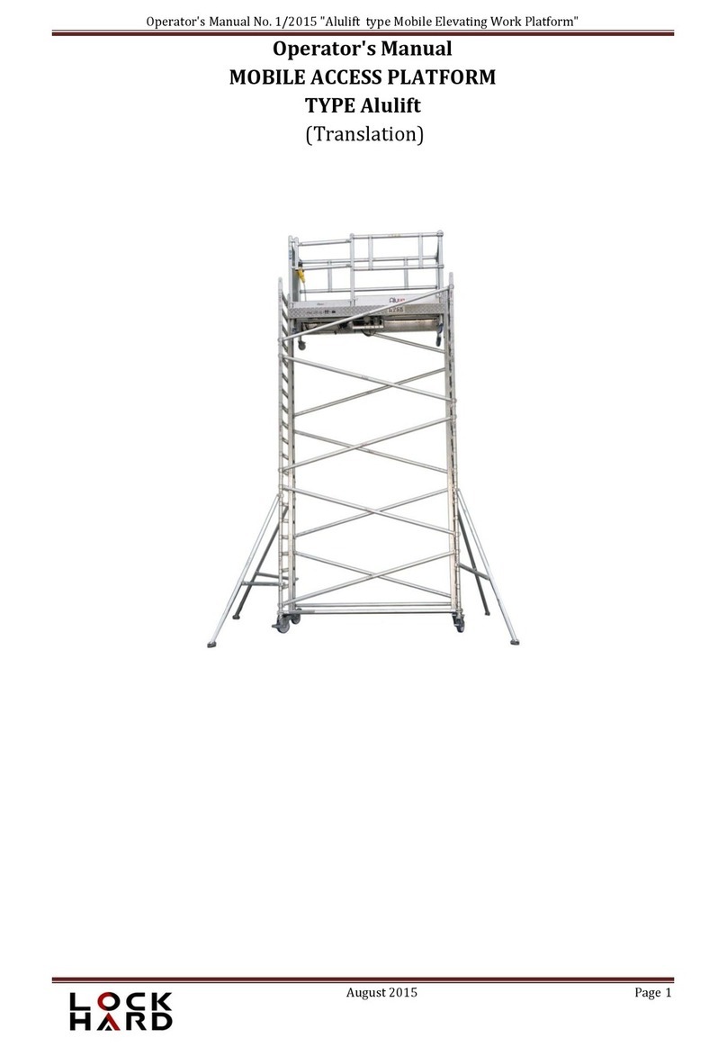 Lockhard Alulift Series Operator's manual